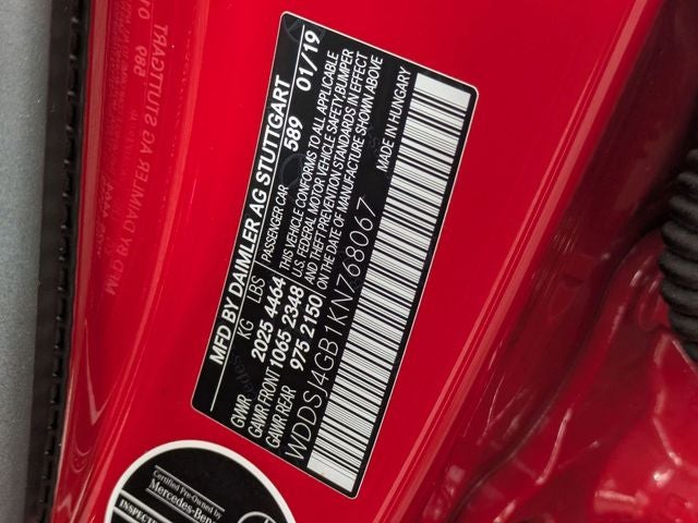 2019 Mercedes-Benz CLA CLA 250 4MATIC®