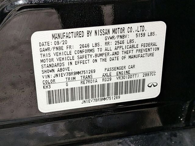 2021 INFINITI Q50 3.0t LUXE