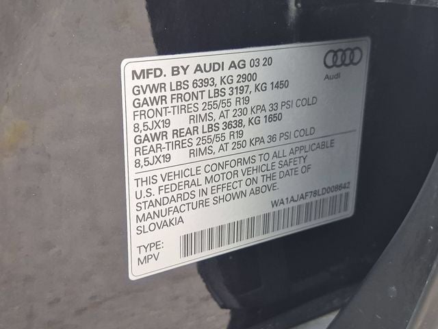 2020 Audi Q7 45 Premium quattro