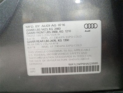 2017 Audi Q5 2.0T Premium Plus quattro