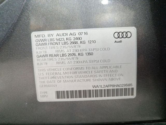 2017 Audi Q5 2.0T Premium Plus quattro