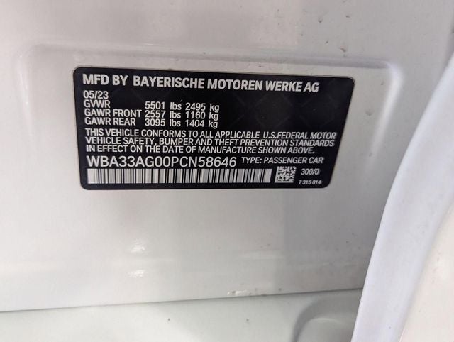 2023 BMW 5 Series 530e iPerformance