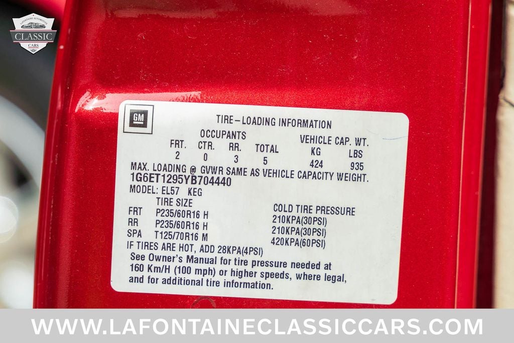 2000 Cadillac Eldorado ETC