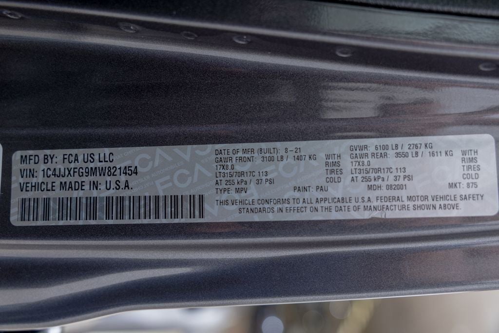 2021 Jeep Wrangler Unlimited Rubicon