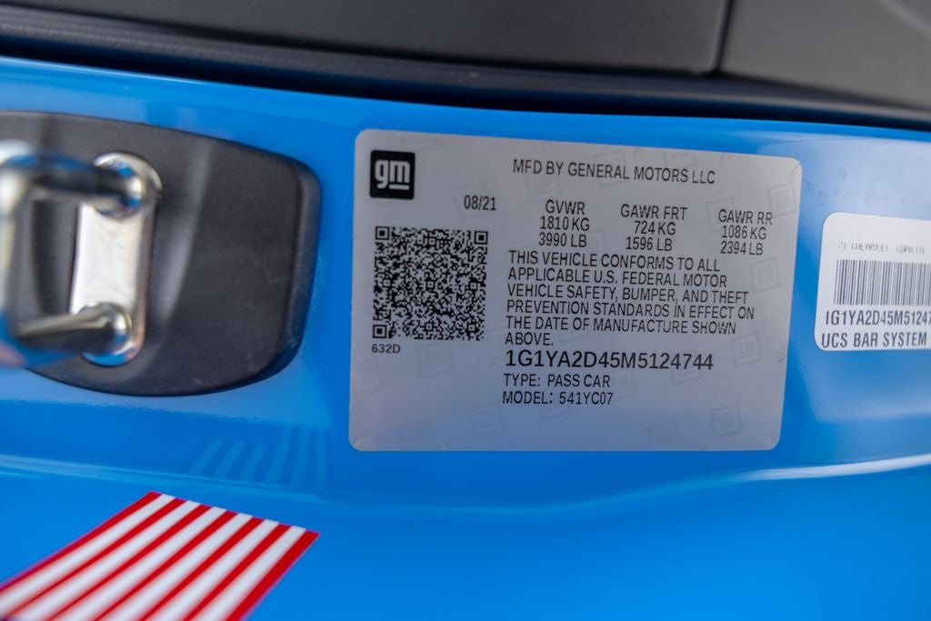 2021 Chevrolet Corvette Stingray 1LT