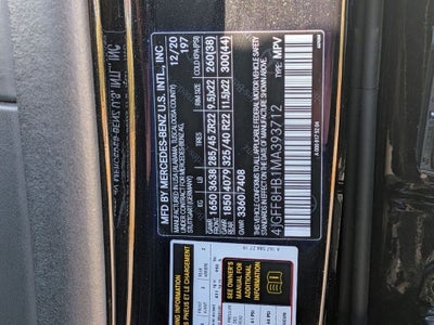 2021 Mercedes-Benz GLS Maybach GLS 600 4MATIC®