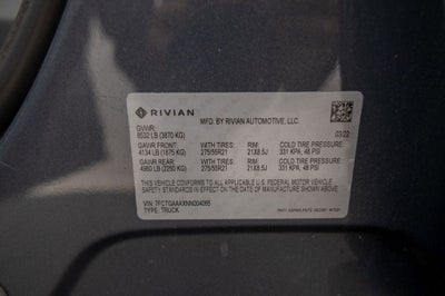 2022 Rivian R1T Adventure