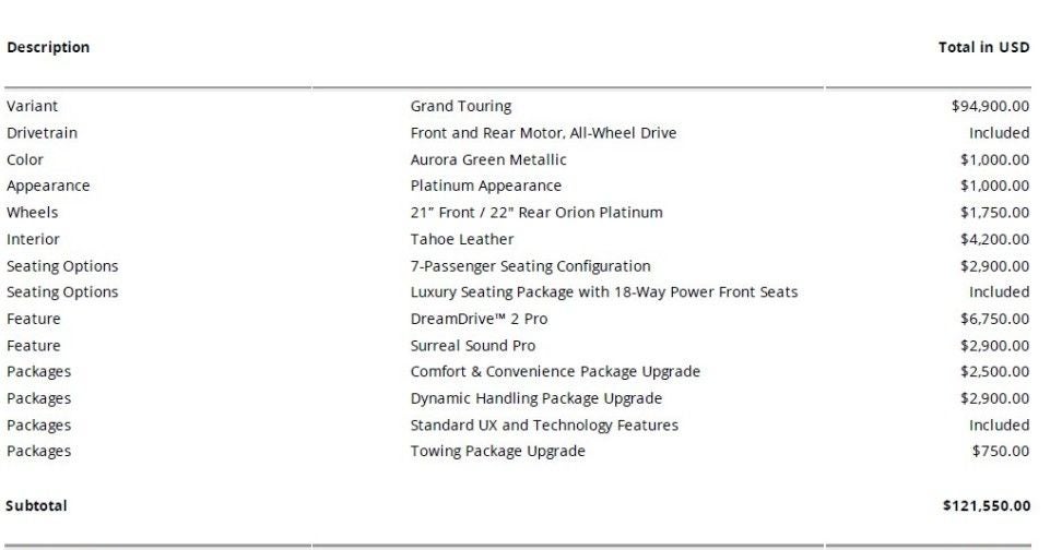 2026 Lucid Gravity Grand Touring