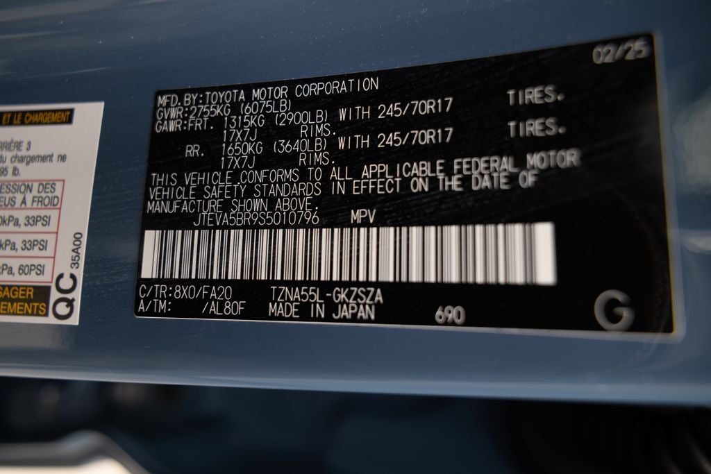 2025 Toyota 4Runner SR5