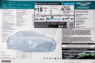 2026 Aston Martin Vantage S
