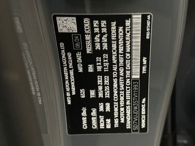 2025 Aston Martin DBX 707