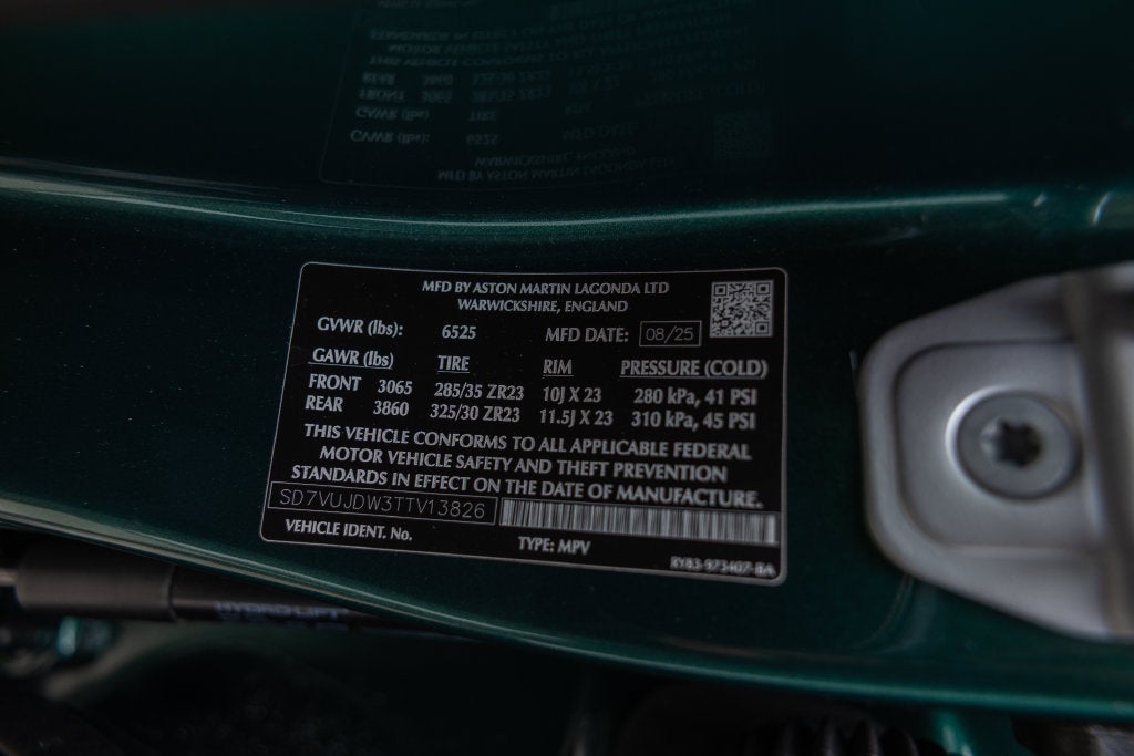 2026 Aston Martin DBX 707