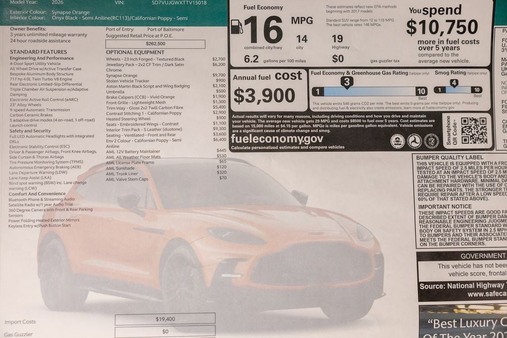 2026 Aston Martin DBX S
