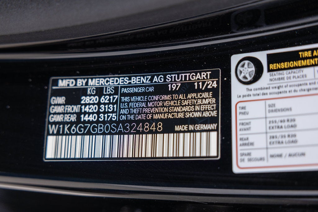 2025 Mercedes-Benz S-Class S 580 4MATIC®