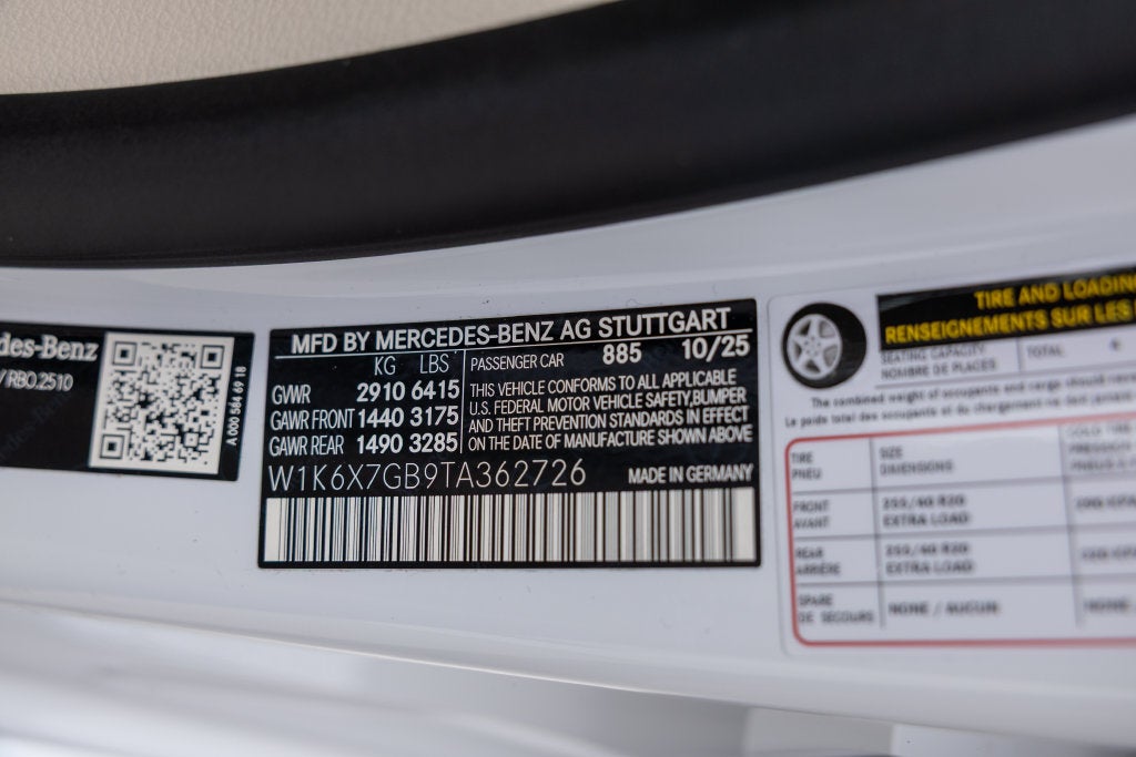 2026 Mercedes-Benz S-Class Maybach S 580 4MATIC®