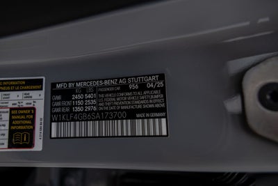 2025 Mercedes-Benz E-Class E 350