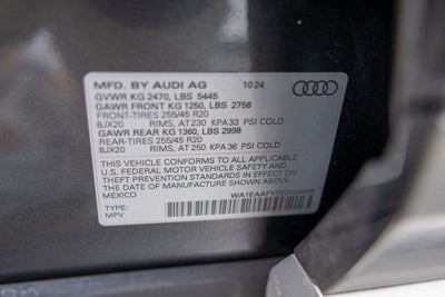 2025 Audi Q5 45 S line Premium Plus quattro