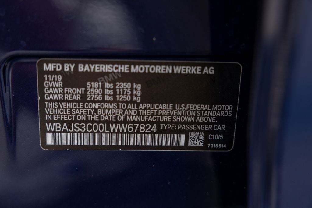 2020 BMW 5 Series 540i xDrive