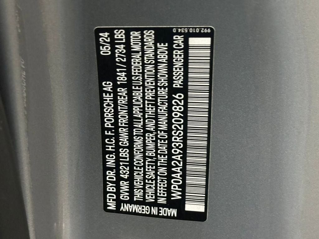 2024 Porsche 911 Carrera