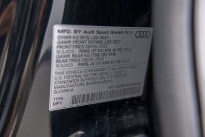 2025 Audi RS Q8 performance 4.0T quattro