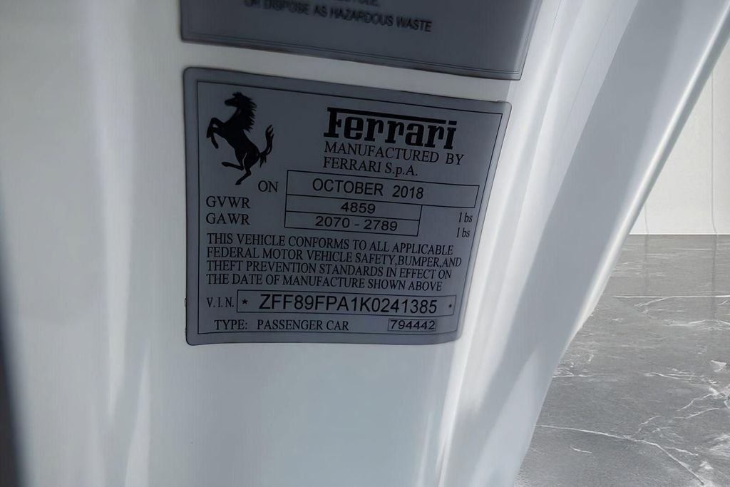 2019 Ferrari Portofino Base