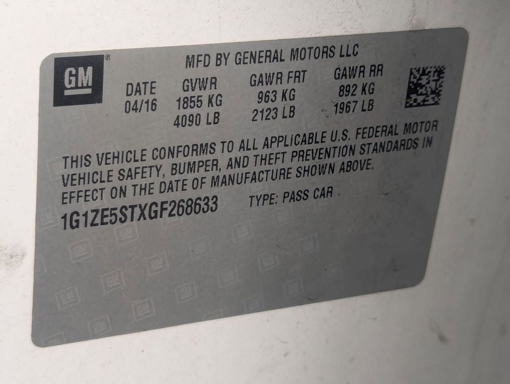 2016 Chevrolet Malibu LT