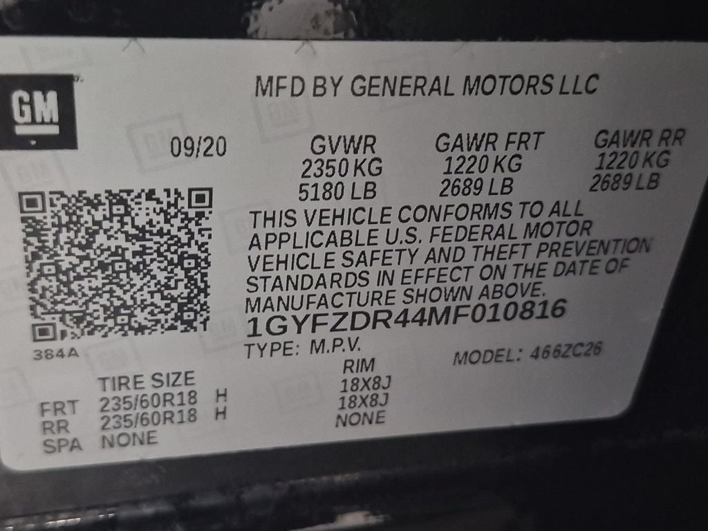 2021 Cadillac XT4 AWD Premium Luxury
