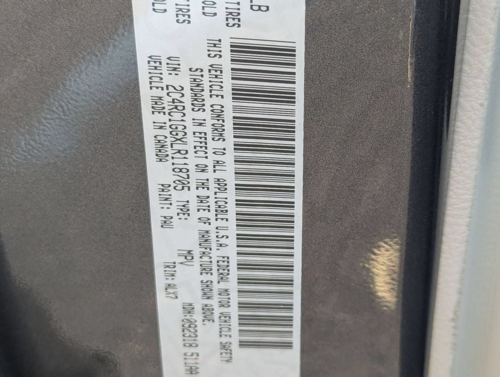 2020 Chrysler Pacifica Limited