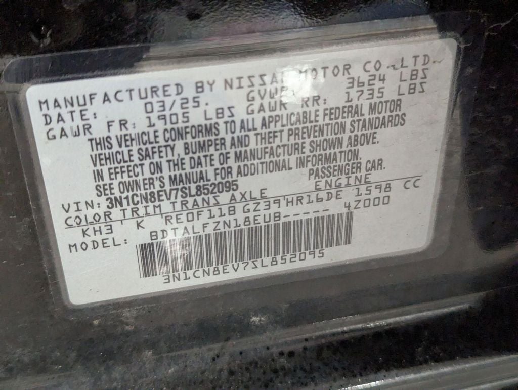 2025 Nissan Versa SV