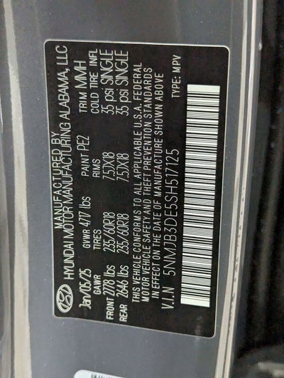 2025 Hyundai Tucson SEL