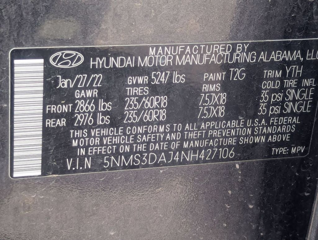 2022 Hyundai Santa Fe SEL