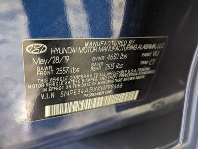 2019 Hyundai Sonata Limited