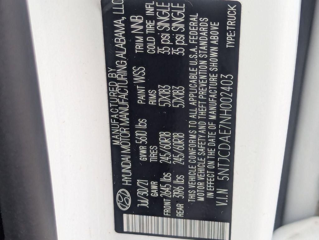 2022 Hyundai Santa Cruz SEL