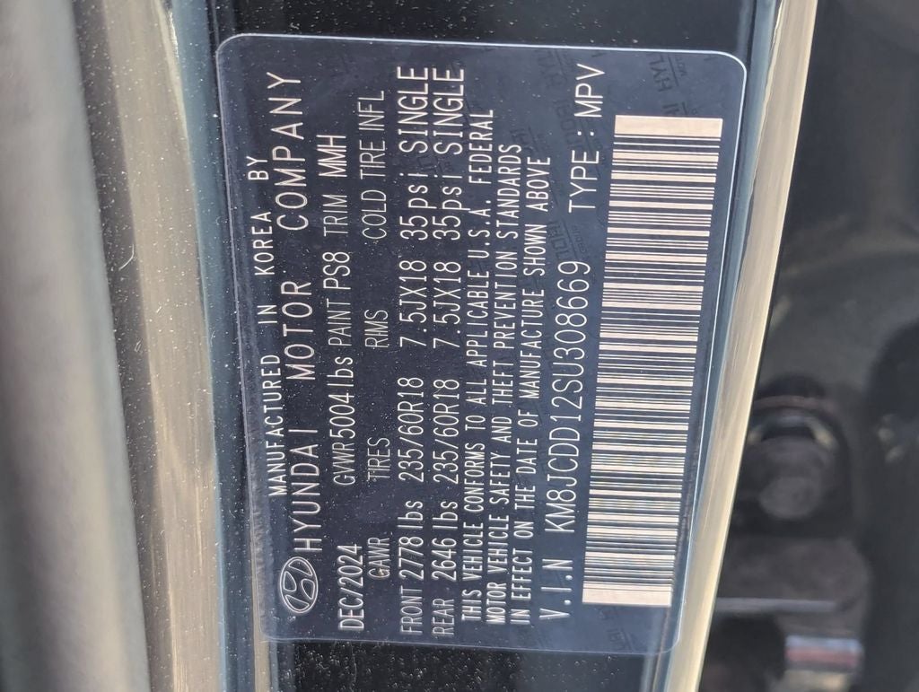2025 Hyundai Tucson Hybrid SEL Convenience