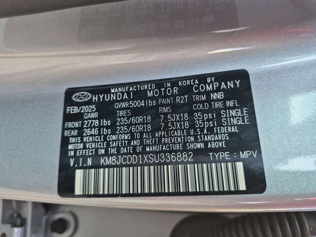 2025 Hyundai Tucson Hybrid SEL Convenience
