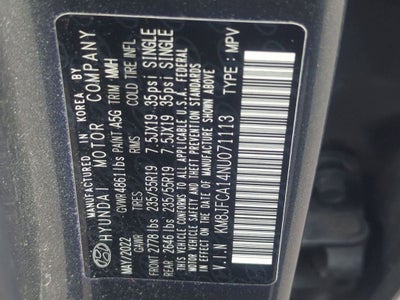 2022 Hyundai Tucson Hybrid SEL Convenience