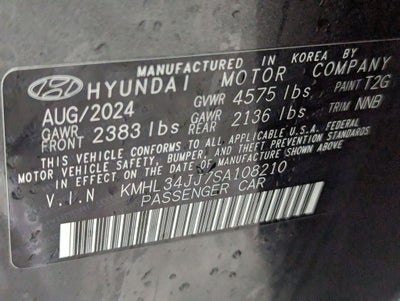 2025 Hyundai Sonata Hybrid SEL