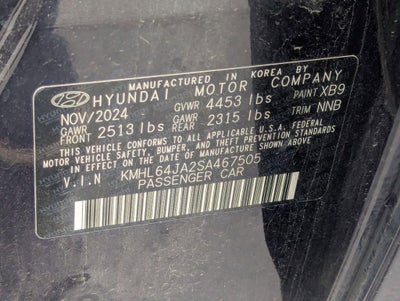 2025 Hyundai Sonata SEL