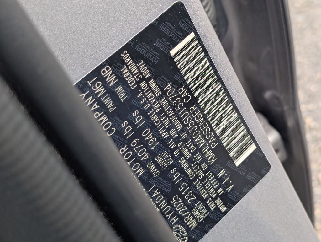 2025 Hyundai Elantra Hybrid Blue