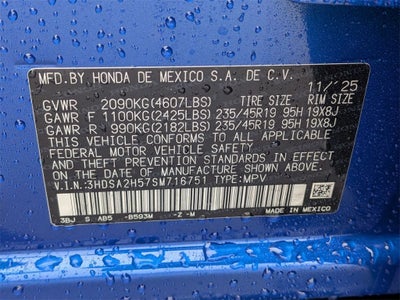 2025 Acura ADX A-Spec Package