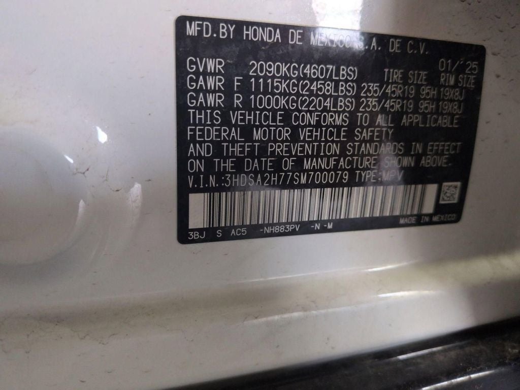 2025 Acura ADX A-Spec Advance Package