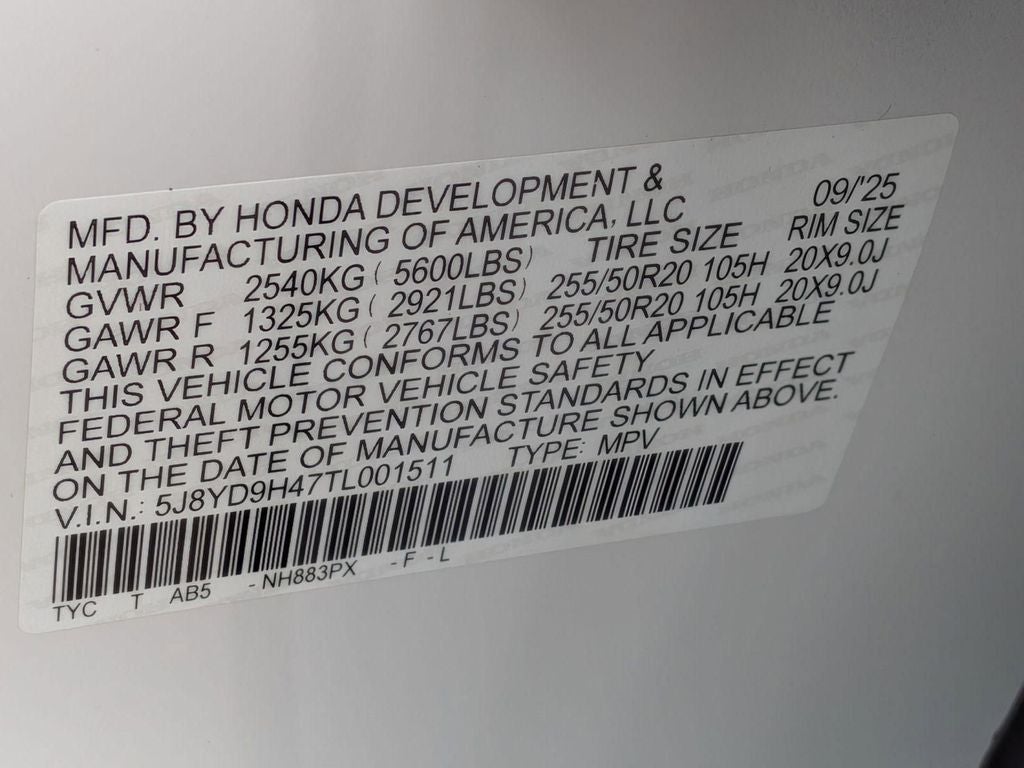 2026 Acura MDX Technology Package