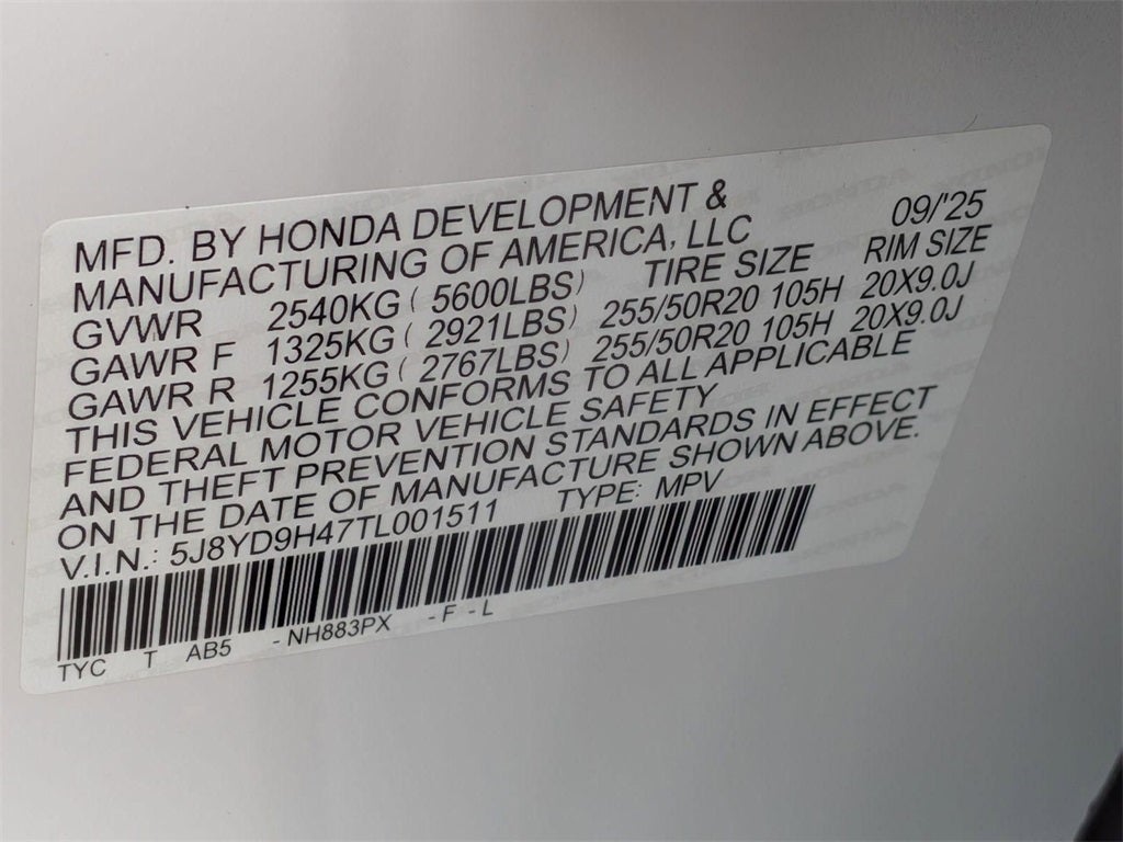 2026 Acura MDX Technology Package