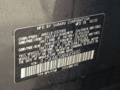 2022 Subaru Forester Limited