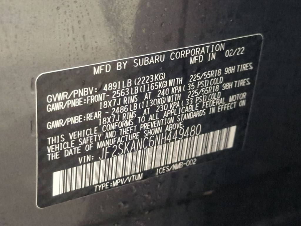 2022 Subaru Forester Limited