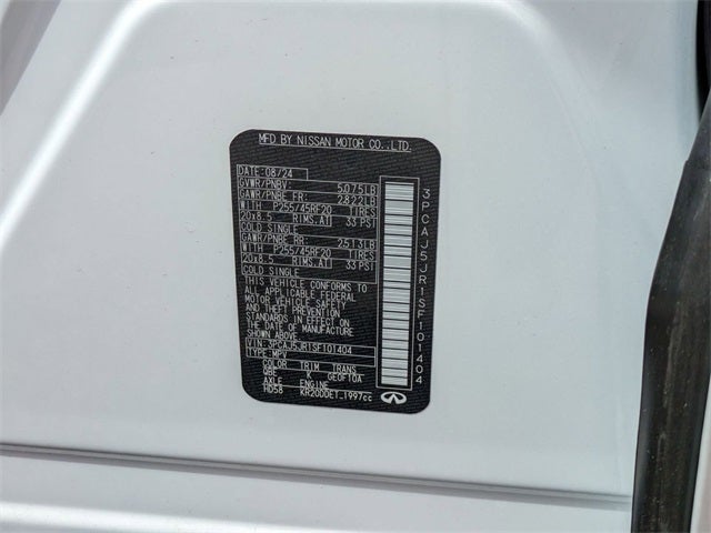 2025 INFINITI QX55 LUXE