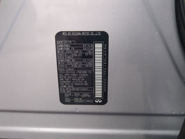2019 INFINITI QX50 ESSENTIAL
