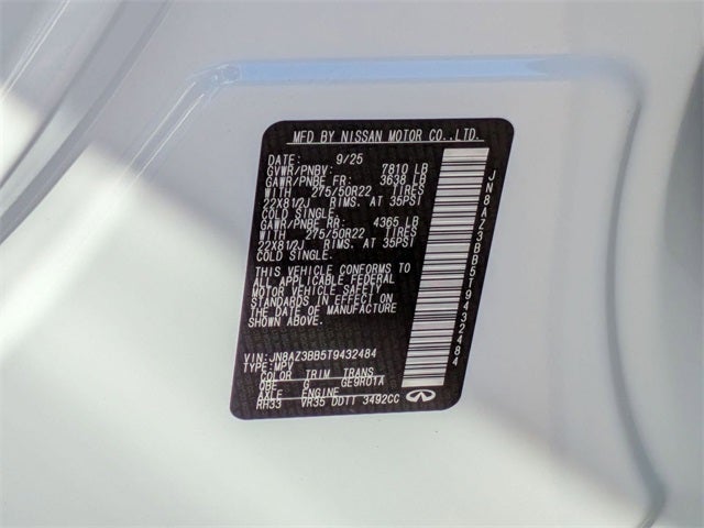 2026 INFINITI QX80 LUXE