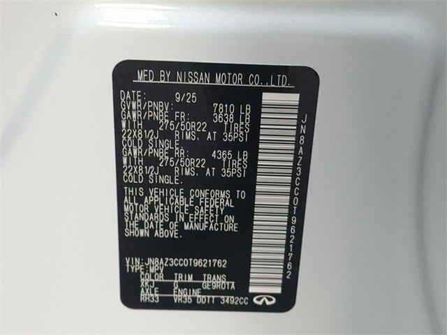 2026 INFINITI QX80 AUTOGRAPH