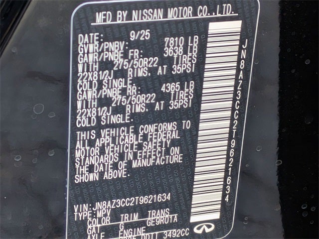 2026 INFINITI QX80 AUTOGRAPH